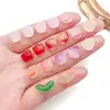 Flores Tulipa de Vidro Degradê e Folhas Verdes Pulseira Colar Artesanal DIY Estilo Antigo Materiais e Acessórios