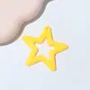 Acrílico Cortado Estrella de Cinco Puntas Móvil Teléfono Llave de Estrella Grande DIY Accesorios para el Cabello Colgante Colgante Joyería Accesorios Decorativos