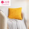 Funda de Almohada de Pana con Patrón de Espiga de Trigo Xuaiai Seleccionada Cuidadosamente, Funda de Cojín Lavable a Máquina, Disponible para Dropshipping, Funda de Cojín Sin Relleno