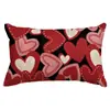 Funda de Almohada para el Día de San Valentín Transfronteriza, Decoración de Ambiente Festivo, Funda de Cojín para Sofá del Hogar, Funda de Cojín para Dormitorio con Estampado de Amor