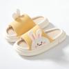 Chinelo de Linho Personalizado Four Seasons Furniture Casal Primavera e Outono Feminino Desenho de Coelho Algodão Linho Atacado de Fábrica