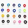 Nudo de piña, bobina pequeña de 6 mm, bobina de un solo bucle, para pulseras, collares, cuentas, coronas, alambre enrollado en bucle, hebilla de alambre