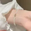 Pulsera de Perlas de Imitación Barrocas para Mujer Estilo Coreano Pulsera Estilo Ins Diseño de Moda Pulsera Estilo Vintage Irregular Deslizante