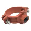 Abrazadera de Ranura Brida Tubería Accesorios Codo Abrazadera Rígida Protección Contra Incendios Reductor Placa Ciega Codo de 90 Grados T de Diámetro Variable Adaptador Mecánico