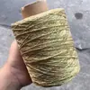 Venda Direta da Fábrica Fio Iridescente Oco com Fio de Ouro e Prata DIY Crochê Tricô à Mão Cabeça de Ursinho de Pelúcia Acessório de Cabeça Leidezhuzhu