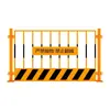Barandilla de protección para foso de cimentación de obra, Valla de advertencia para construcción de ingeniería vial, Barandilla de aislamiento de seguridad móvil