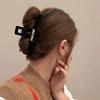 Otoño e Invierno Negro Grande Pinza para Cabello Accesorios Japoneses y Coreanos Elegante Clip de Tiburón para Parte Posterior de la Cabeza de Niña Tocado Boutique de Alta Gama