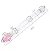 Juguetes Sexuales para Adultos Vidrio Transparente Sm Fresa Palo Masajeador de Masturbación Entrenamiento Anal Estimulación Palo de Azote para Masturbación