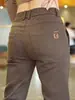 Nuevos Pantalones Casuales de Primavera y Otoño para Hombre, Pantalones Casuales de Pierna Recta para Negocios, Pantalones Cómodos de Corte Ajustado para Hombre, Pantalones Casuales Versátiles