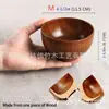 Utensílios de Mesa de Madeira Tigela de Madeira de Jujuba Tigela de Salada Retro Japonês Café da Manhã Ecológico Tigela para Macarrão Instantâneo Tigela de Sopa Doméstica Tigela de Arroz de Madeira