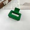 Horquilla Helada Vintage para el Cabello Adorno para la Cabeza de Baño Accesorios para el Cabello Pinza de Tiburón Cuadrada de Acrílico Simple para Cola de Caballo