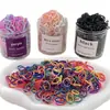 Elásticos de Cabelo Coloridos Descartáveis para Crianças Que Não Machucam o Cabelo, Alta Elasticidade e Cordas de Cabelo Duráveis, Cordas de Cabelo para Meninas, Acessórios de Cabelo para Bebês