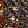 Papel tapiz grueso autoadhesivo transfronterizo con líneas geométricas estilo Ins, papel tapiz de imitación de ratán, papel tapiz de pegatinas que cambian de color para muebles