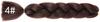 Extensão de cabelo trançado sujo transfronteiriço, cabelo trançado jumbo, cor gradiente africana, fibra química de seda de alta temperatura, peruca trançada grande