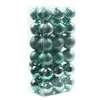 Bolas de Plástico Galvanizado 4cm Adornos de Bola Navideña Suministros Navideños Bolas Decorativas Coloridas Caja de Set para Árbol de Navidad Venta al por Mayor