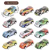 Paquete múltiple de exquisitos mini coches de aleación para coche trasero niños modelo de eyección por inercia coche de juguete mini puesto