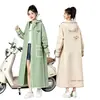 Impermeable para adultos para patinetes eléctricos, protección larga contra la lluvia para todo el cuerpo, unisex, portátil, con capucha, poncho de lluvia para una persona