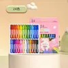 Canetas Laváveis de Colorir com 36 Cores para Crianças, Bastões de Desenho Artístico