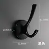 Gancho individual para ropa, Gancho de pared para abrigos, Gancho de pared para entrada, Armario, Zapatero, Baño, Moderno y simple