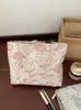 Nova Estilo Pequena Fresca Portátil Grande Capacidade Bolsa de Maquiagem de Mão para Viagem Bolsa de Armazenamento para Cuidados com a Pele Bolsa de Mão Portátil