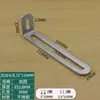 Suporte angular ajustável com furo longo conector móvel de cabeça dupla suporte de ângulo reto em L de 90 graus dispositivo anti-tombamento de armário cantoneira