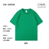 Camiseta de Algodón Puro de 180g con Cuello Redondo y Mangas Cortas con Logo Impreso Personalizado para Hombres y Mujeres, Camiseta Cultural Publicitaria de Equipo de Verano, Holgada y Versátil