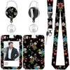 Nuevo Lanyard de Flores de Amazon Portatarjetas de Fácil Extracción Se Puede Imprimir con Varios Diseños, Portapase, Portaid, Llavero