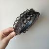 Diadema Trenzada Hecha a Mano para Peluca con Corona Alta, Aspecto de Lujo, Diadema Trenza Espina de Pescado para Mujer con Dientes, Accesorio para el Cabello al por Mayor
