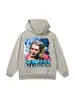 Nueva sudadera con capucha pesada lavada de otoño e invierno de Nirvana Cobben para hombre y mujer, sudadera con capucha de moda para parejas de comercio exterior