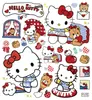 Cielo grande Hello Kitty tema pastoral retro pegatinas de arte de uñas en relieve estilo cuento de hadas DIY Guka pegatinas de decoración para iPad