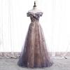 Vestido de Noche Hostess para Mujer 2026 Nuevo de Alta Gama Socialité Estilo Hada Malla Banquete Cumpleaños Dama de Honor Vestido Largo Otoño