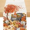 Amazon Caliente Caliente Otoño Acción de Gracias Tema Hoja de Arce Bandera de Mesa Mesa de Comedor Decoración de Sala de Estar Outlet de Fábrica