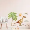 Mup1859 Dinosaurio Acuarela Planta de Dinosaurio Pegatinas de Pared Habitación de Niños Decoración de Fondo de Educación Temprana Transfronterizo Removible