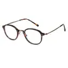 Gafas de lectura lisas con montura redonda retro japonesa, color carey, estilo vintage, montura para gafas de mujer, luz azul anti-reflejo, gafas de lectura de alta gama