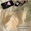 Roupa íntima feminina de algodão de fibra longa de Xinjiang Classe A, forro antibacteriano de algodão, calcinha feminina antibacteriana 5A, cintura média, algodão algodão