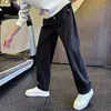 Novas calças casuais masculinas de outono, marca da moda, estilo americano de perna reta solta, calças esportivas versáteis e simples para o dia a dia