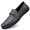Zapatos de Hombre Transfronterizos, Zapatos de Primavera sin Cordones, Zapatos de Conducir sin Cordones, Mocasines Planos de Primavera, Zapatos Pequeños de Cuero, Zapatos Casuales de Talla Grande
