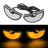 Parafuso de Placa de Moto Transfronteiriço Luz Triângulo Olho de Diabo Modificação Universal Acessórios Decorativos para Motos Luz de Carro Cruz