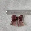 Mini Laço DIY Acessórios de Unha Vestíveis Laço Fita de Cetim Acessórios para Capa de Celular de Organza Acessórios para Roupas de Boneca BJD
