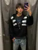 Sudadera con capucha y estampado de letras, prenda exterior unisex, estilo callejero europeo y americano moderno, silueta cleanfit, chaqueta de corte regular