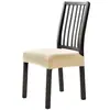 Funda elástica para silla de comedor Funda para silla de hotel Funda para cojín de asiento de silla de comedor para el hogar Funda a prueba de polvo resistente al desgaste para silla de mesa de comedor de hotel