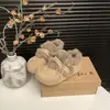 Zapatos Birkenstock Peludos con Suela Gruesa sin Cordones para Aumentar Altura para Mujer, Zapatos de Algodón Cálidos de Felpa para Invierno, Modelo Nuevo Popular 2025