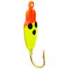 Anzuelo de Pesca de Cabeza de Plomo Cepillado con Forma Plana de Calabaza de 7 Colores Transfronterizo 1.2g Micro Colorido Anzuelo de Pesca en Hielo Señuelo de Cebo de Pez Suave