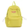 Bolsa escolar feminina com senso de design japonês, versão coreana para mulheres, mochila simples, casual, versátil, para estudantes do ensino médio, estudantes do ensino fundamental, bolsa de ombro dupla, homens