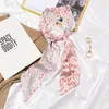 Nuevo pañuelo francés retro para el cabello Pañuelo pequeño para mujer primavera y otoño Estilo occidental versátil pañuelo pequeño para corbata de camisa bolsa pañuelo pequeño