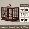 Jaula para Pájaros de Cristal Transparente con Soporte, Jaula Transparente Independiente para Periquito, Cacatúa, Agaporni, Pinzones y Periquitos Pequeños
