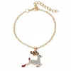 Conjunto de Cervos de Natal, Pulseira de Alce com Diamantes Cintilantes, Brincos, Presente de Feriado, Pingente de Diamante de Liga de Natal Estilo Doce