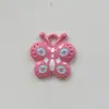 Novos Acessórios de Borboleta com Gotejamento de Cor Doce DIY Adereços de Cabelo Capa de Celular Decorativa Furo de Cola de Creme Sapatos Flor Capa de Celular