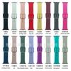 Adecuado para Correas de Apple iWatch con Hebilla Plateada, Correas de Reloj de Silicona de un Solo Color, Pulseras de Repuesto Unisex, Ventas Directas de Fábrica