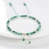 Pulsera de Calcedonia de Hierba Acuática Directo de Fábrica Tobillera para Mujer Diseño de Nicho Ins Sentido de Diseño Pulsera Regalo para Novia Estilo Mori Simple